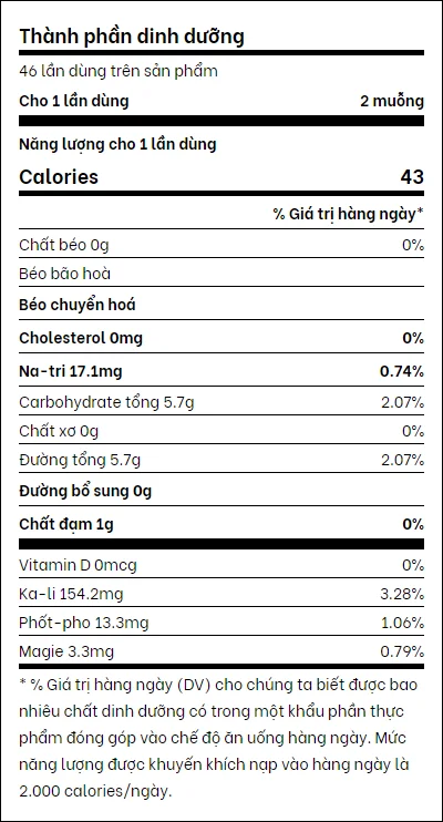 freSy with passion - Mật hoa dừa cô đặc organic Sokfarm 250g